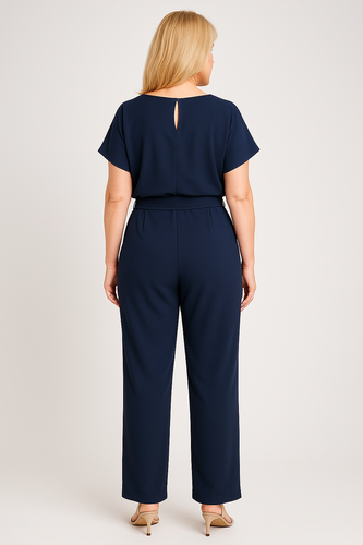 WW | Eleganter Sommer Jumpsuit Mit Gürtel