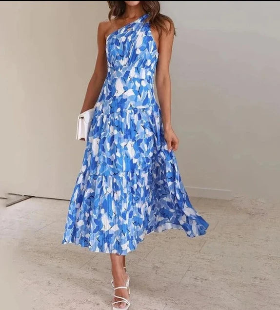 WW | One-Shoulder-Midikleid Für Frauen