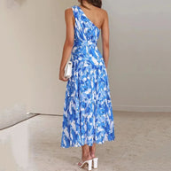 WW | One-Shoulder-Midikleid Für Frauen