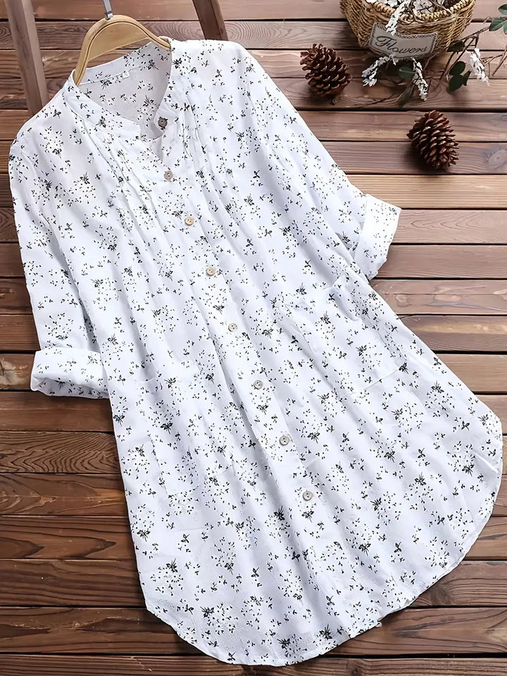 W&W Mode | Blumige Bluse mit romantischem Design