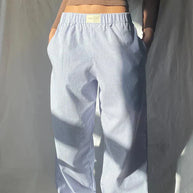 WW | Hosenbeine Low Rise Elastische Taille Niedrige Taille Hose Damenhosen