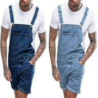 WW | Lässiger Denim Overall mit Verstellbaren Trägern und Taschen