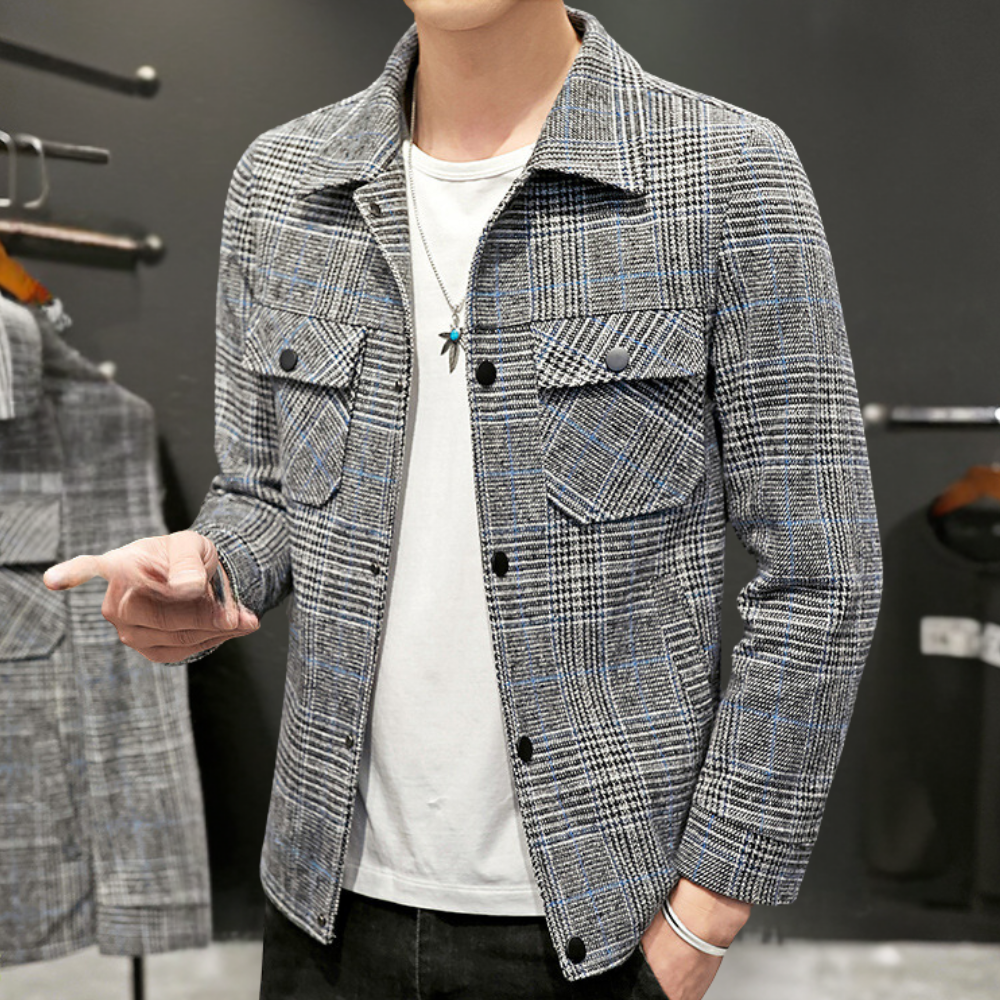 WW | Elegante Karojacke Für Herren