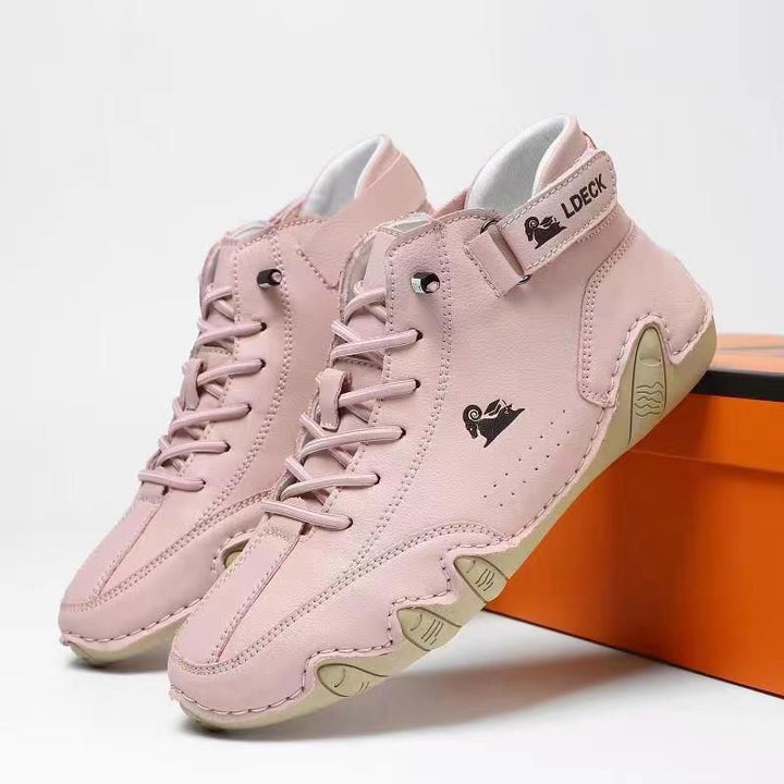 W&W Mode Ultra-bequemer Rutschfester Barfußschuh aus Echtleder (Unisex)