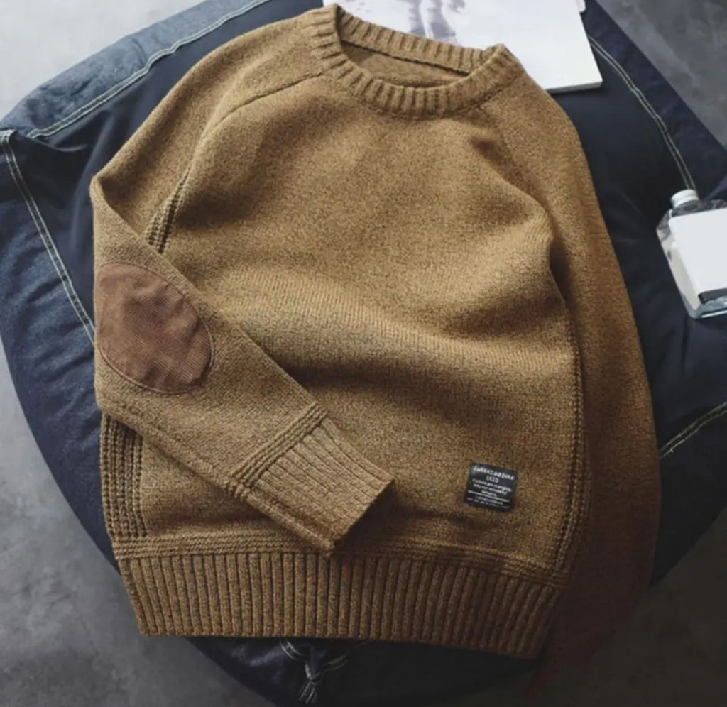 WW | Pullover mit zeitlosem Ellbogenpatch