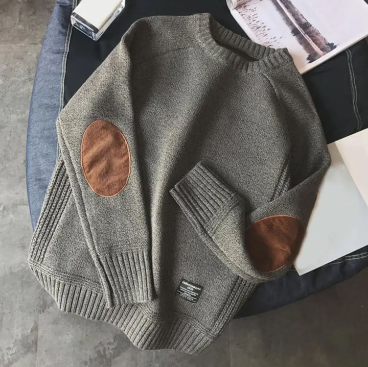 W&W Mode | Pullover mit zeitlosem Ellbogenpatch
