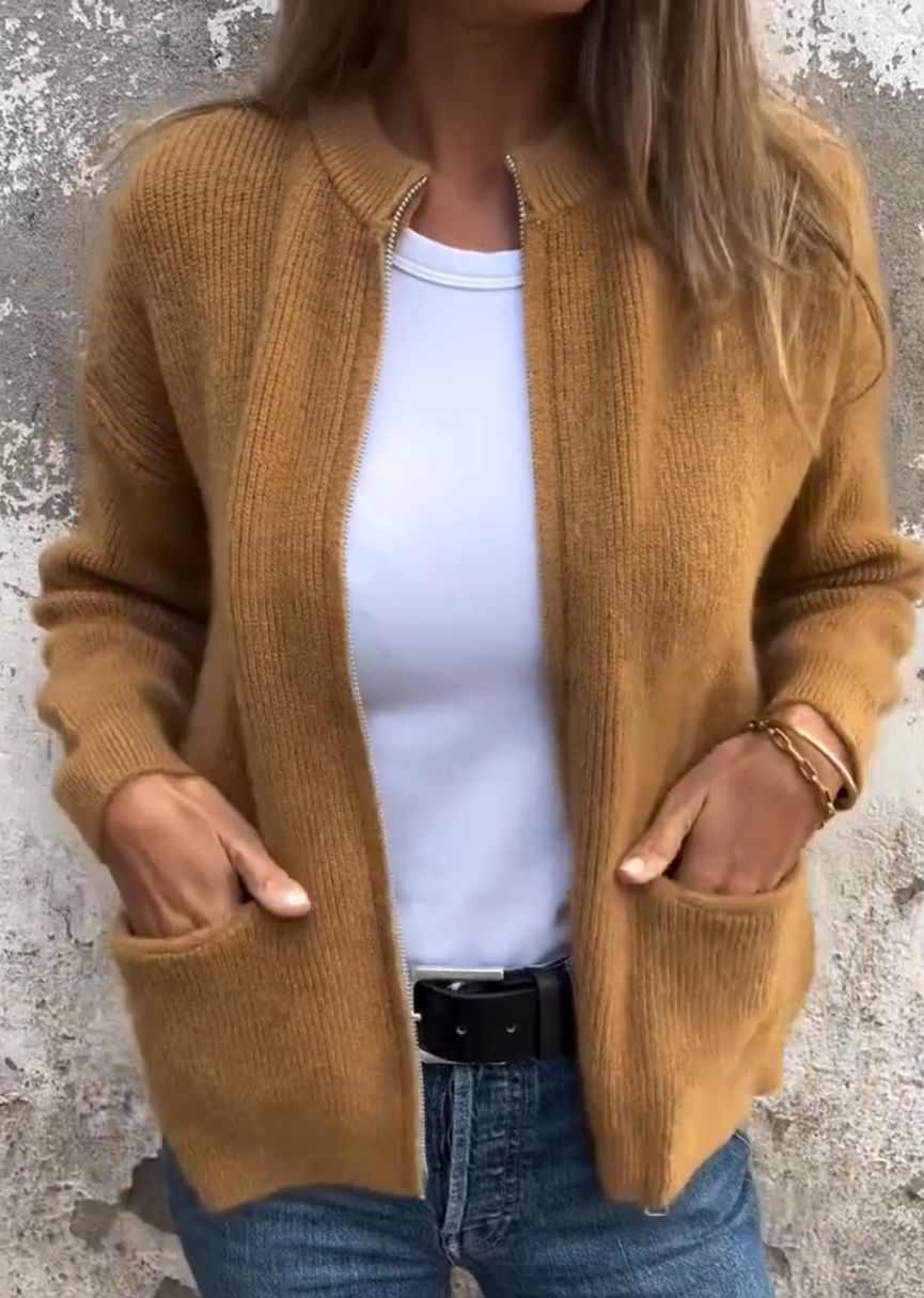 WW | Plush Zip Strickjacke