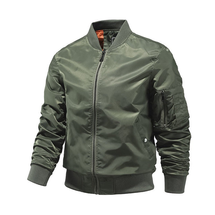 W&W Mode | Urban Military Bomberjacke Mit Reißverschlusstaschen Für Herren