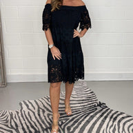WW - Spitzen-Häkelkleid