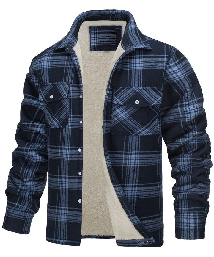 W&W Mode | Karo für Wärme Vielseitigkeit Herrenjacke