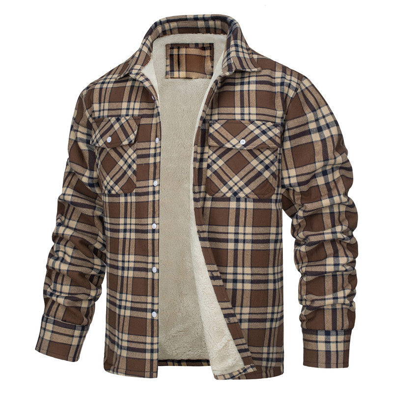 W&W Mode | Karo für Wärme Vielseitigkeit Herrenjacke