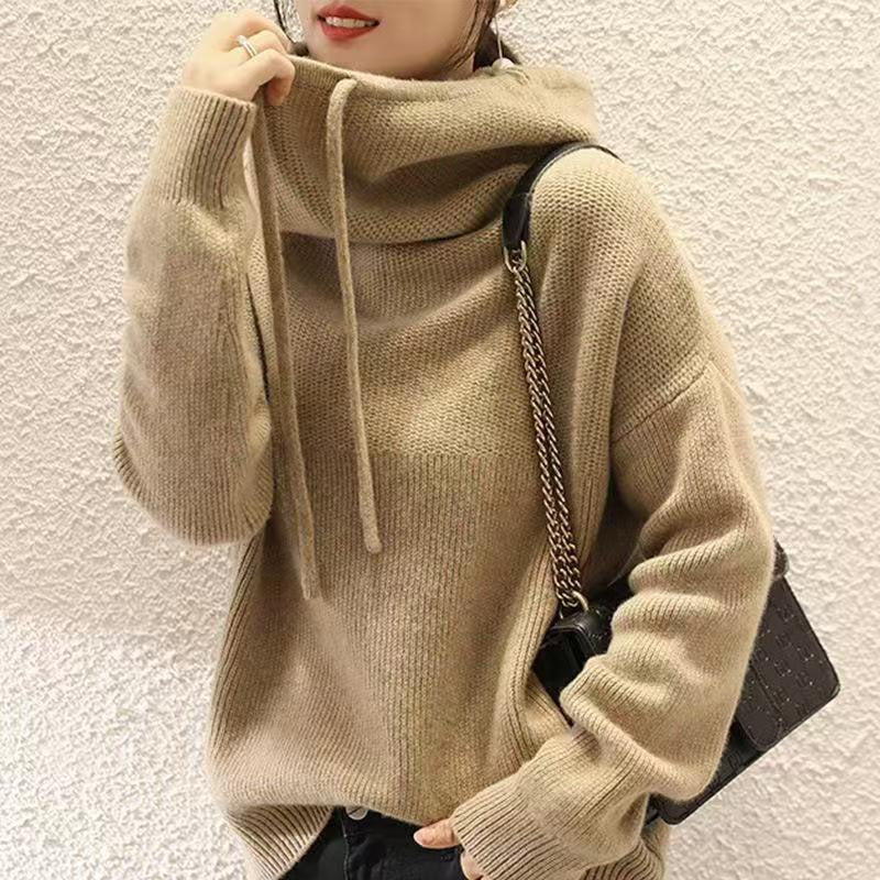 W&W Mode | Gestrickter Kapuzenpullover