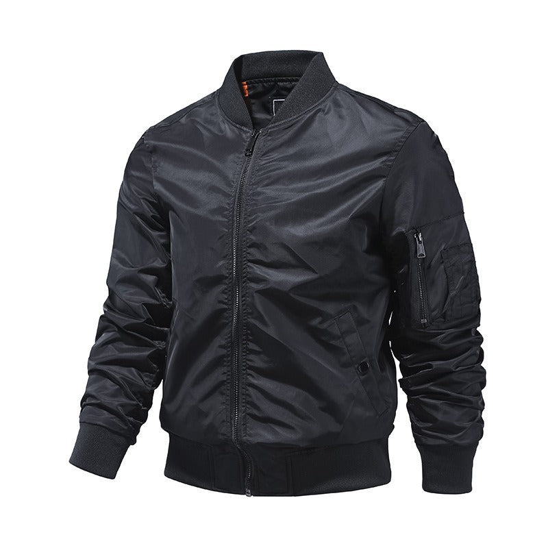 W&W Mode | Urban Military Bomberjacke Mit Reißverschlusstaschen Für Herren