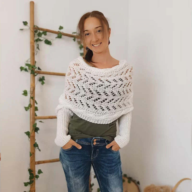WW | Schal - eleganter Damen gewebter Überwurf