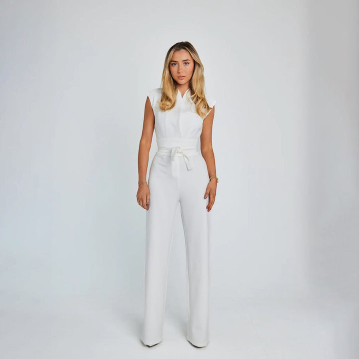 W&W Mode - Eleganter ärmelloser Jumpsuit