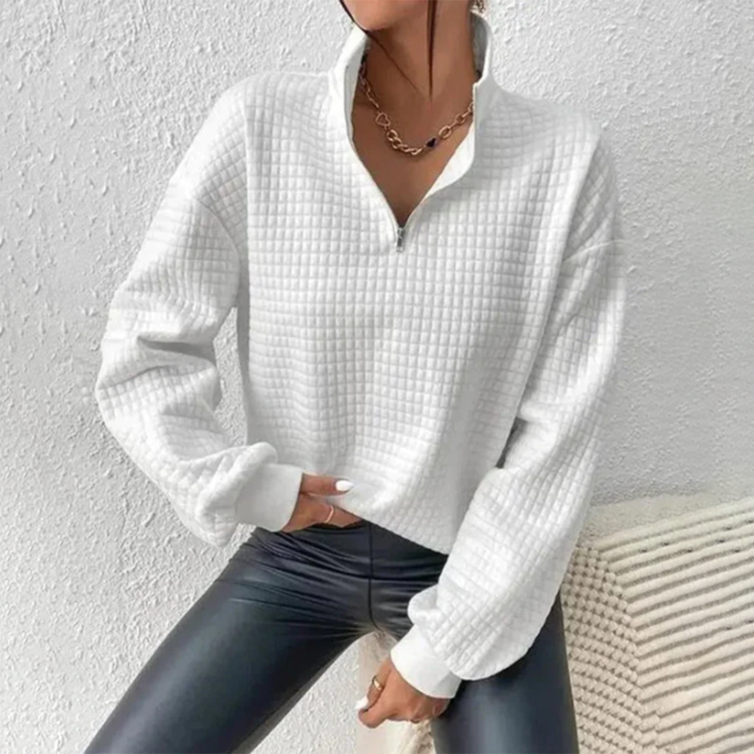 W&W Mode | Halbzip-Sweater für Damen