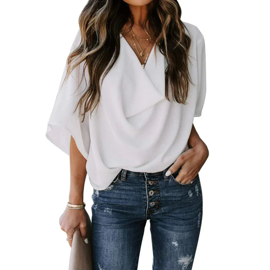 WW | Stylische Bluse mit Fledermausärmeln