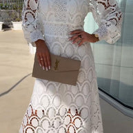 WW | Damen Spitze Freizeitkleid