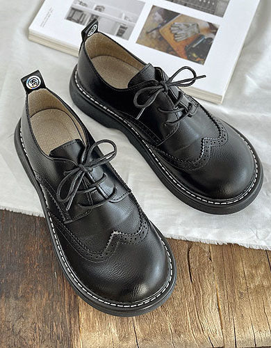 Oxford-Schuhe im Brogue-Stil mit breiter Zehenbox