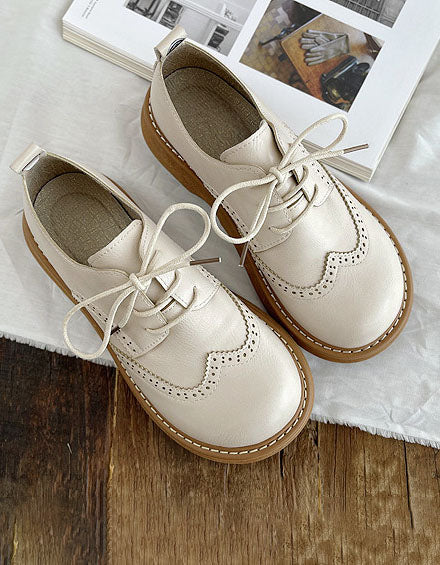 WW | Oxford-Schuhe im Brogue-Stil mit breiter Zehenbox