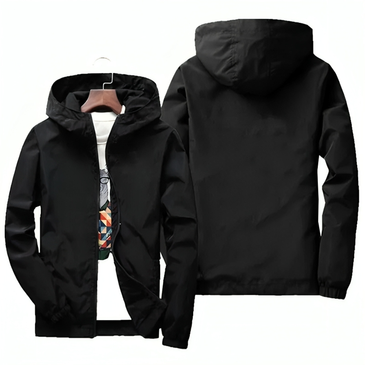 W&W Mode | Kapuze Wasserdichte Sommerjacke Herrenjacke