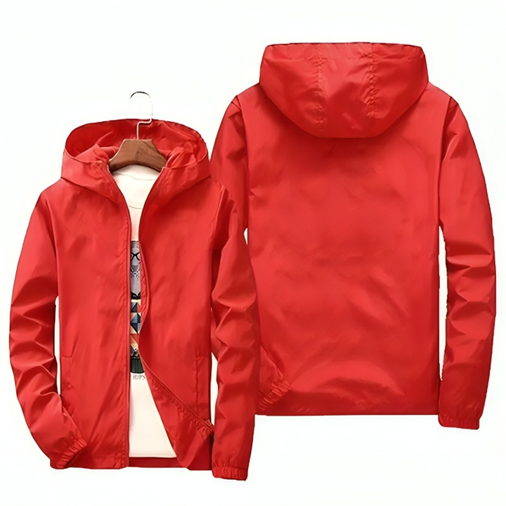 W&W Mode | Kapuze Wasserdichte Sommerjacke Herrenjacke