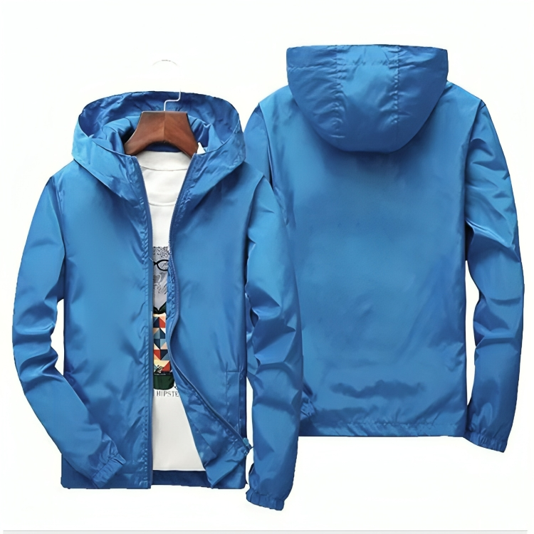 W&W Mode | Kapuze Wasserdichte Sommerjacke Herrenjacke