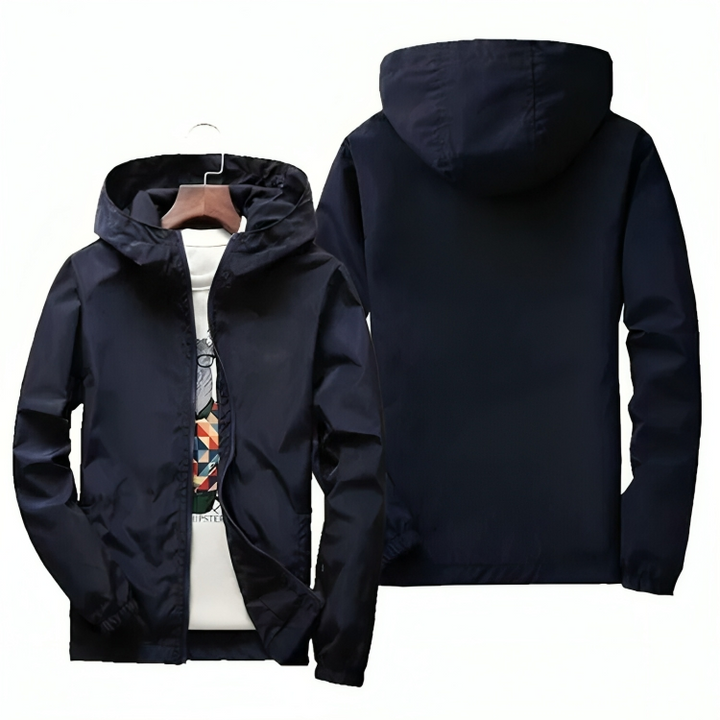 W&W Mode | Kapuze Wasserdichte Sommerjacke Herrenjacke