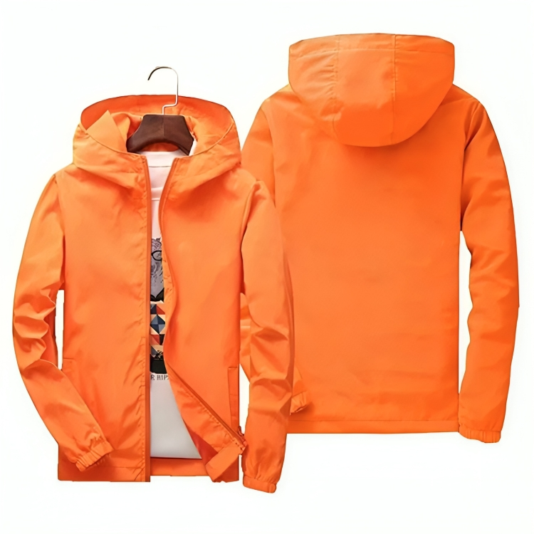 W&W Mode | Kapuze Wasserdichte Sommerjacke Herrenjacke
