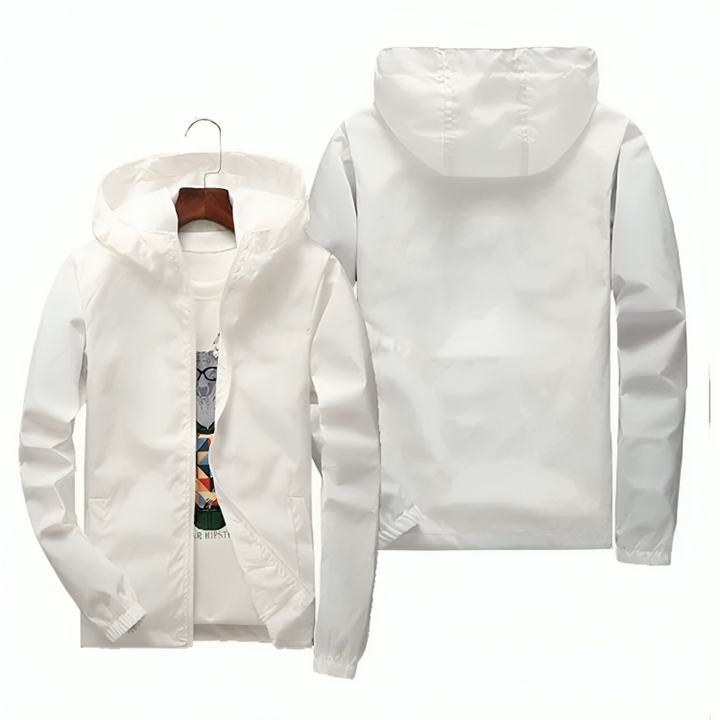W&W Mode | Kapuze Wasserdichte Sommerjacke Herrenjacke