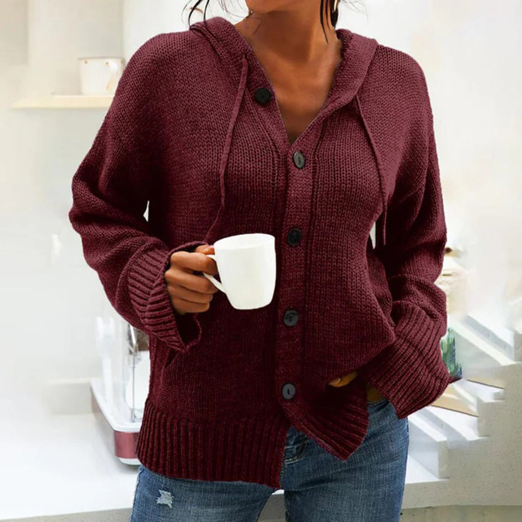 WW | Strickpullover mit Kragen und Schnur