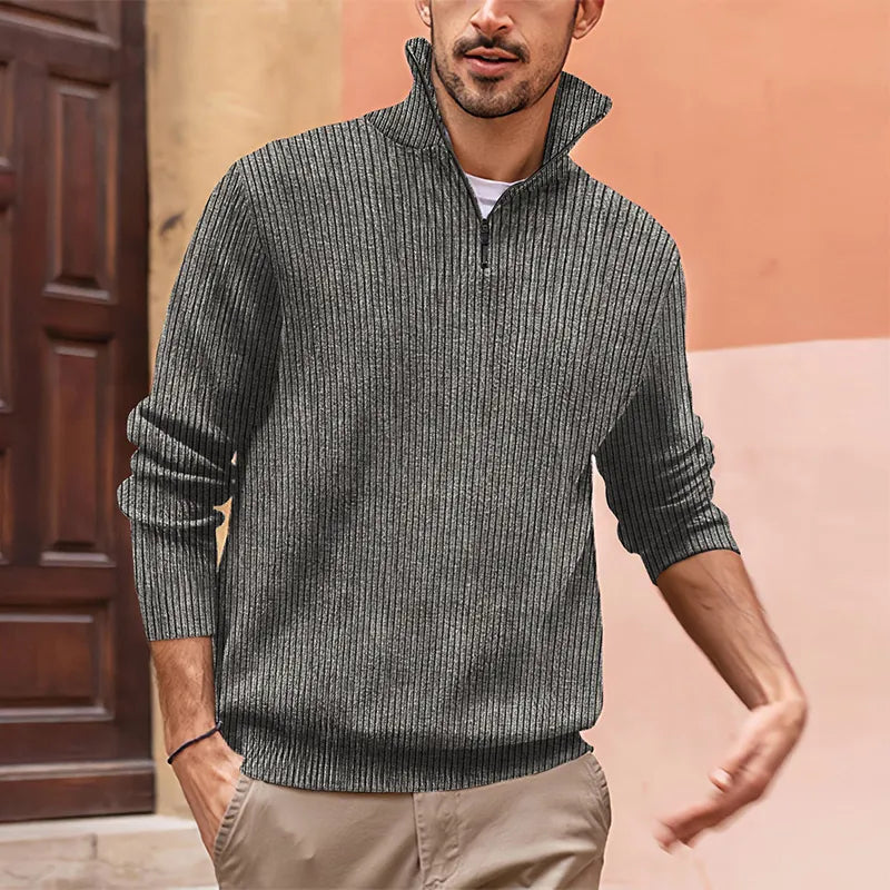 W&W Mode | Luxus Halbzip Sweater