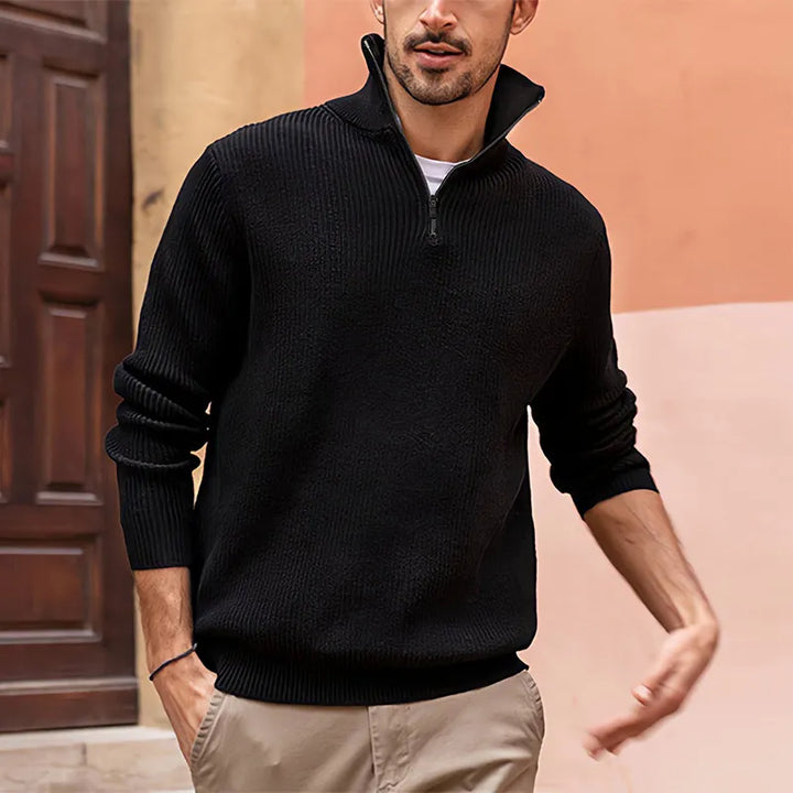 W&W Mode | Luxus Halbzip Sweater