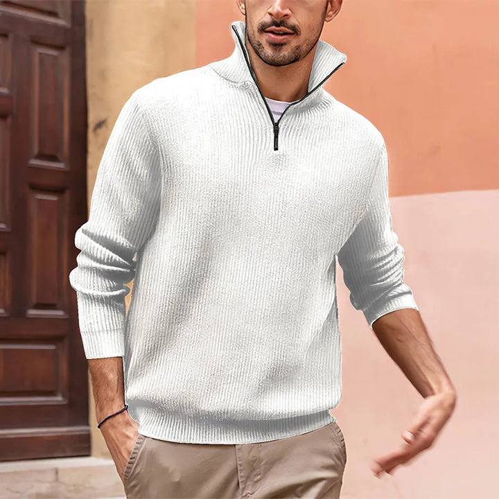 W&W Mode | Luxus Halbzip Sweater