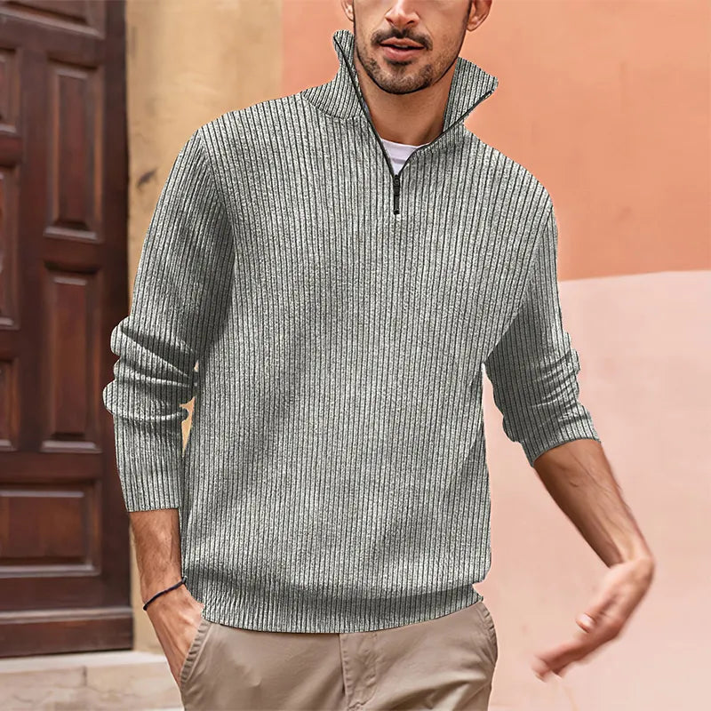 W&W Mode | Luxus Halbzip Sweater