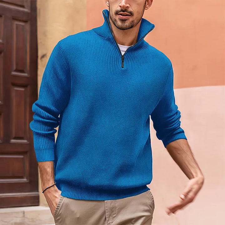 W&W Mode | Luxus Halbzip Sweater