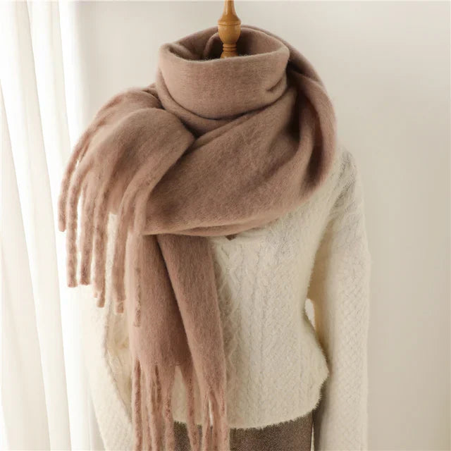 WW | oversized Schal - weicher Woll Damen Wickel