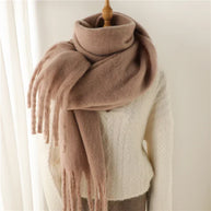 WW | oversized Schal - weicher Woll Damen Wickel