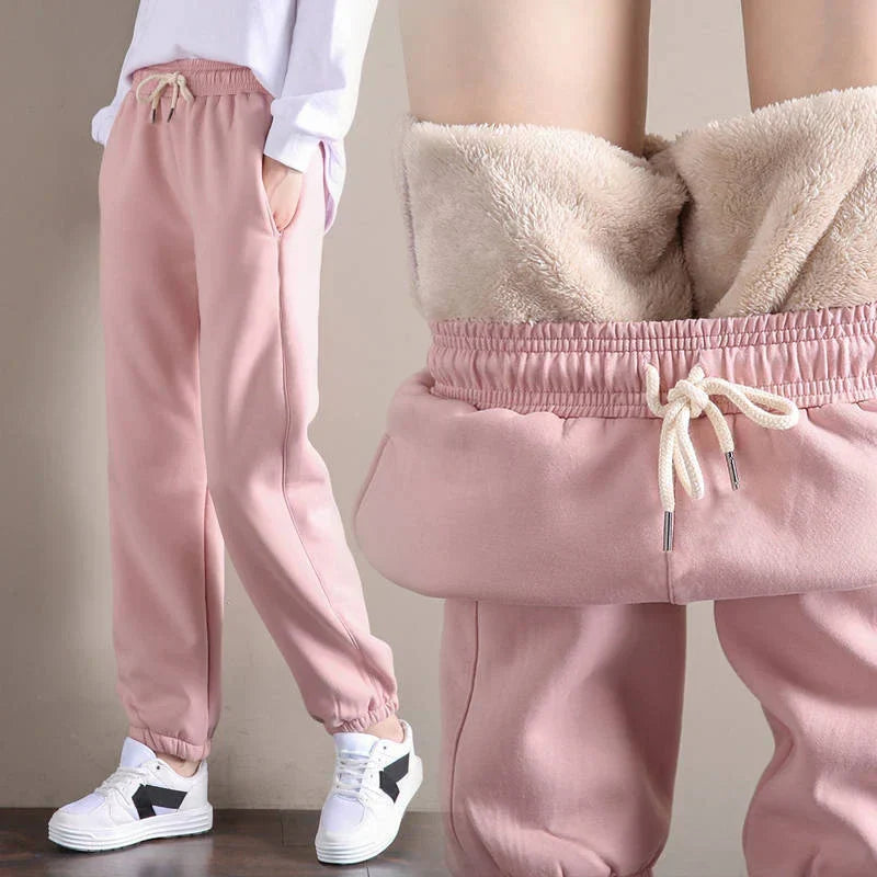 WW | Schicke Winter Leggings mit Futter aus Pelz für Frauen