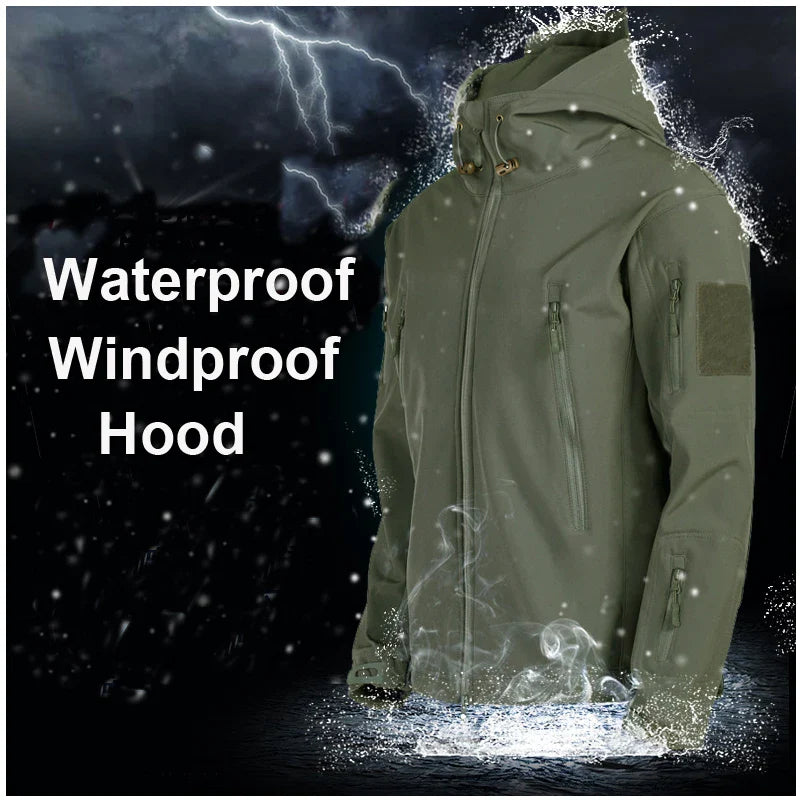 WW | Softshell Hoodie - Wasserdichte Jacke für Herren