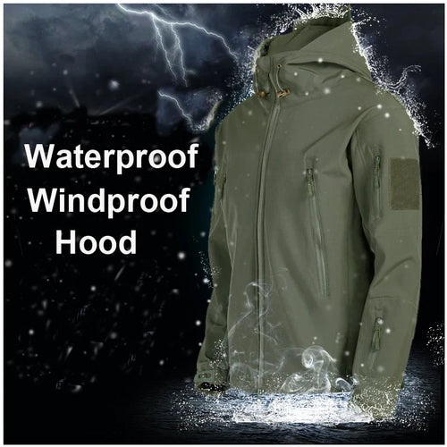 WW | Softshell Hoodie - Wasserdichte Jacke für Herren