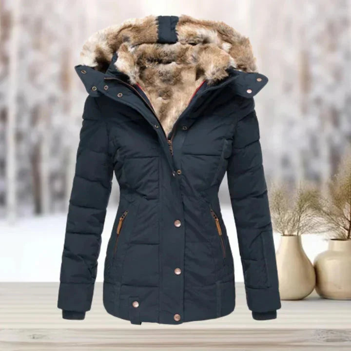 W&W Mode | Pelz | Kapuze | Pufferjacke | Damenjacke