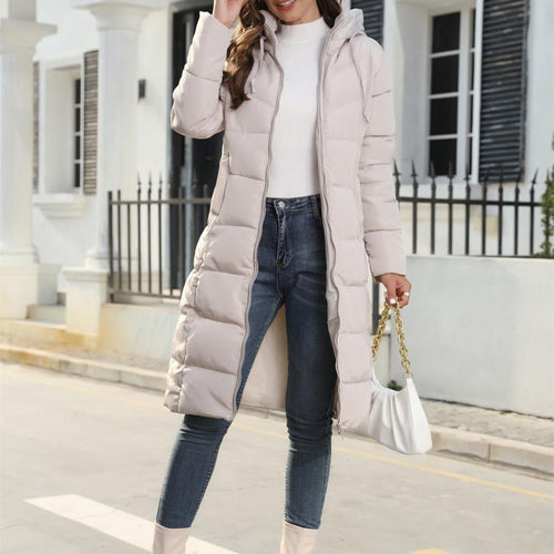 W&W Mode - Kapuze - Lang - Daunenjacke - Damenjacke