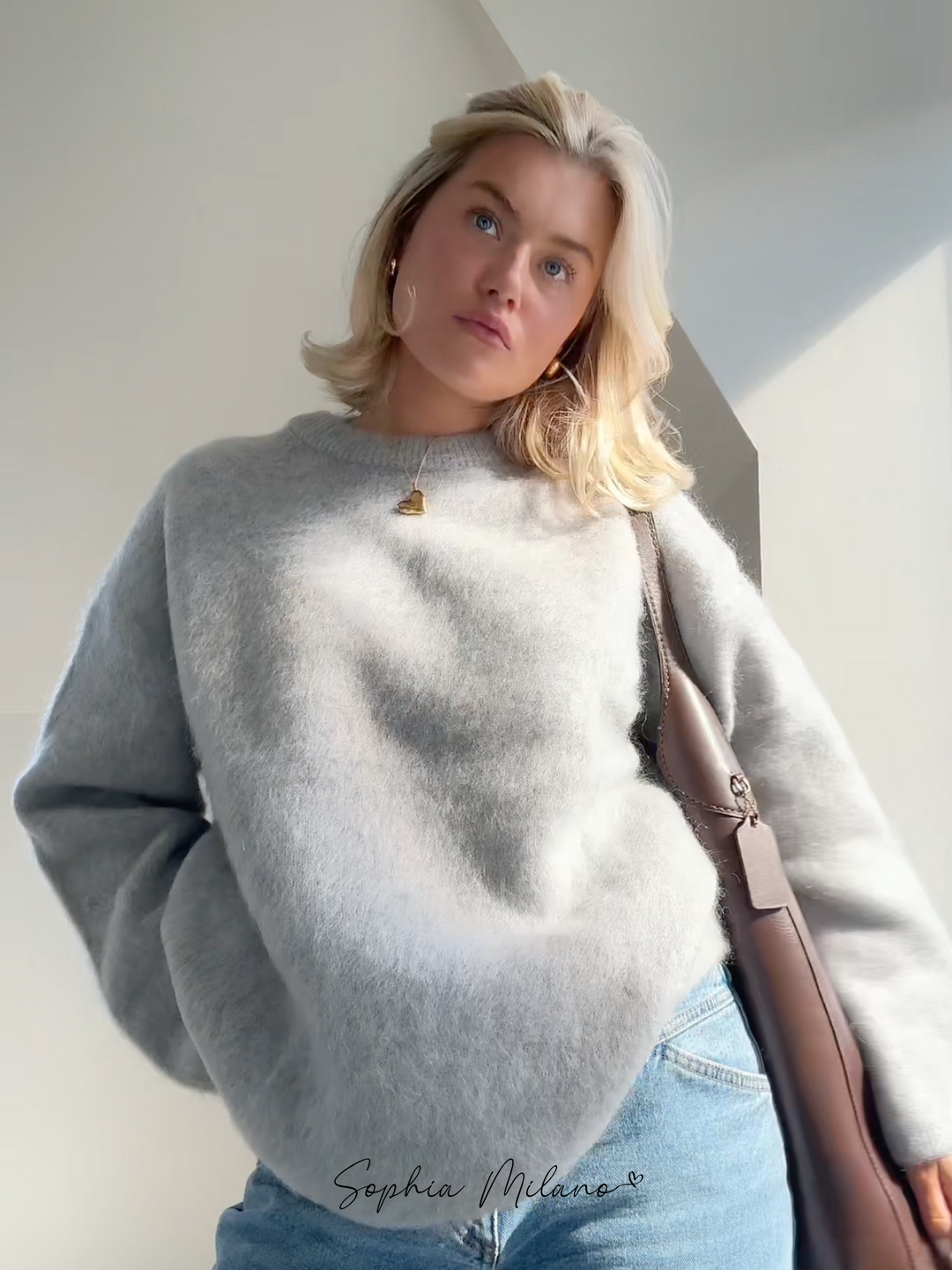 W&W Mode | Mohair Crewneck Pullover