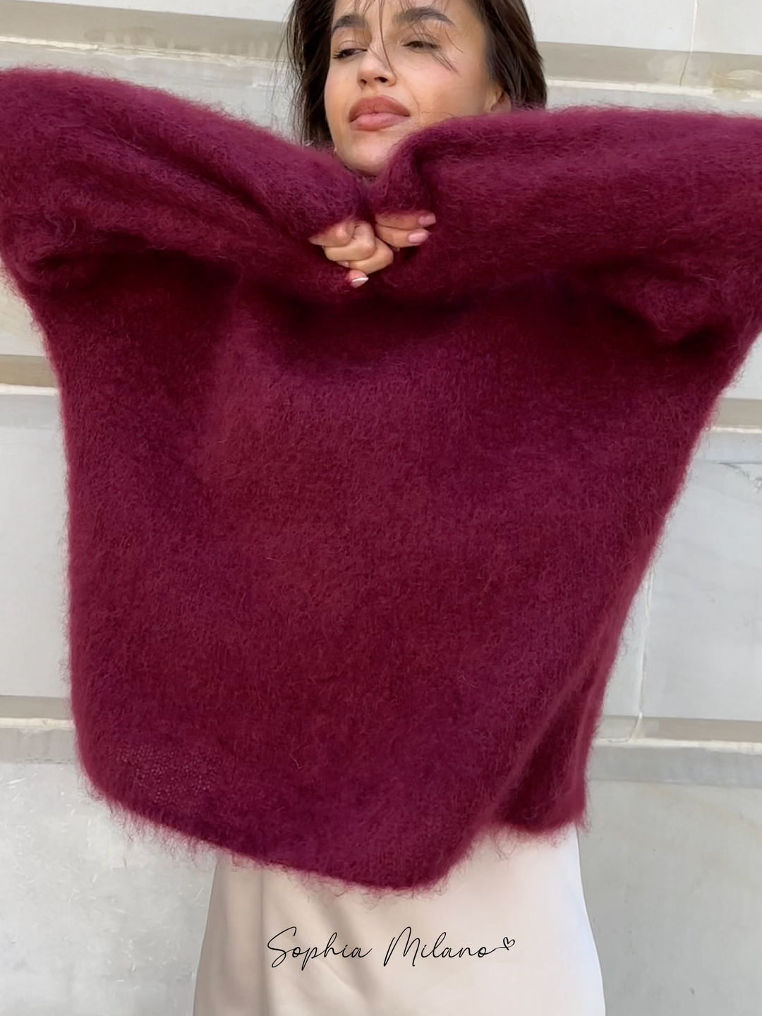 W&W Mode | Mohair Crewneck Pullover