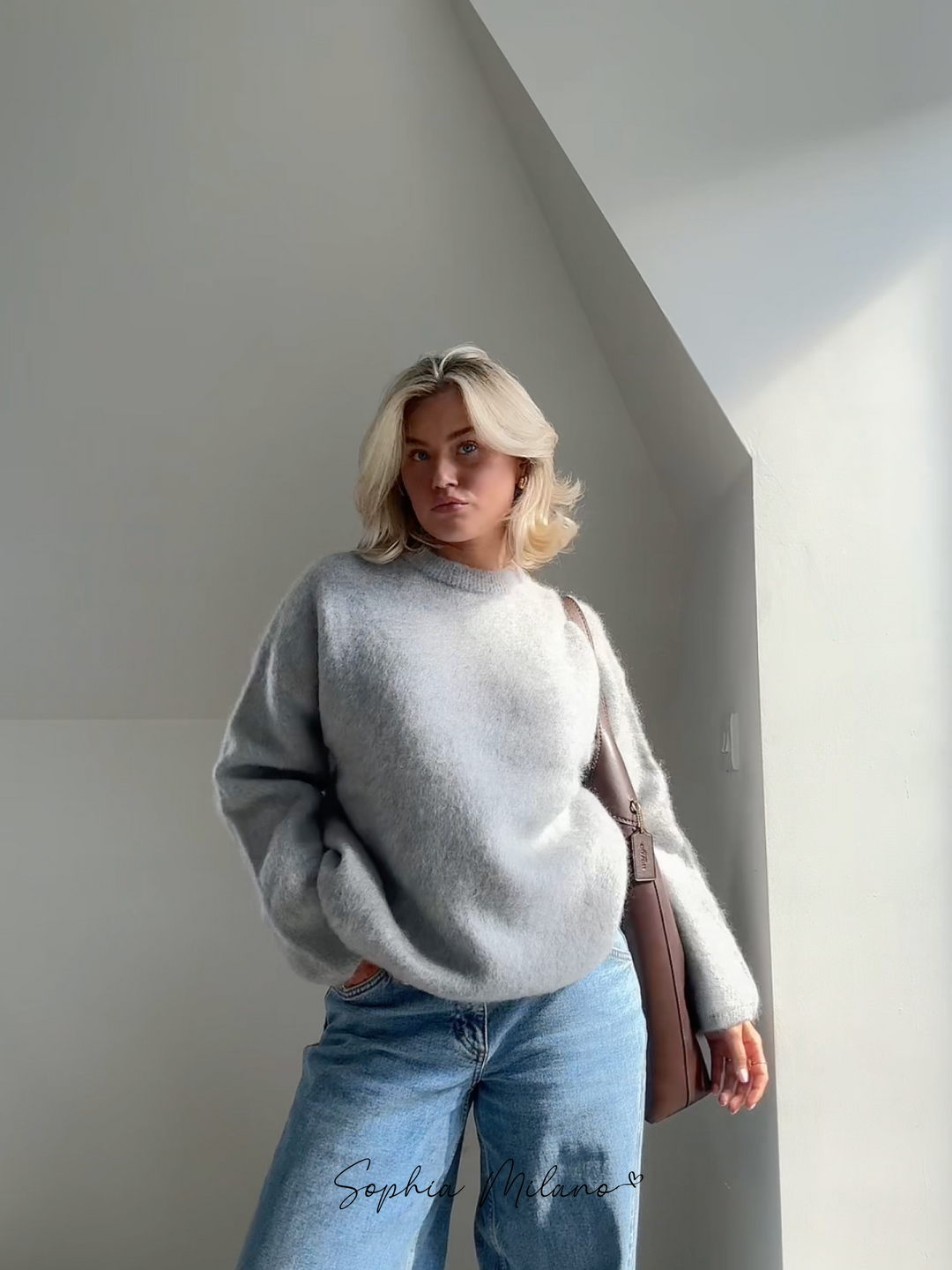 W&W Mode | Mohair Crewneck Pullover