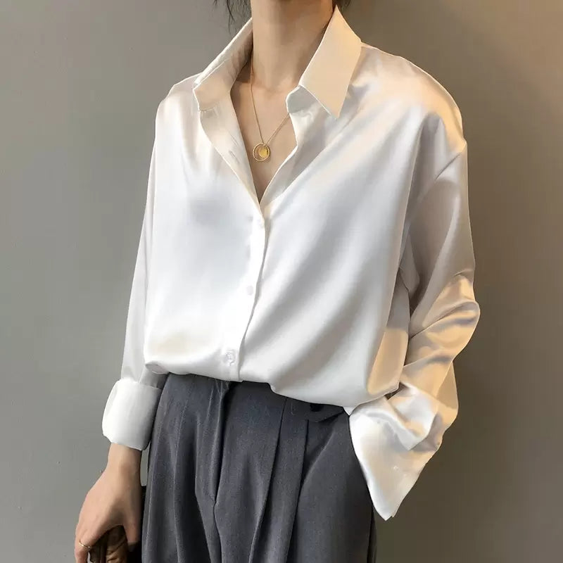 WW | Luxe Schicke Bluse Aus Seide