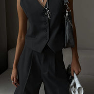 Lavelle™ - Sommer-Weste und Shorts Set