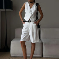Lavelle™ - Sommer-Weste und Shorts Set