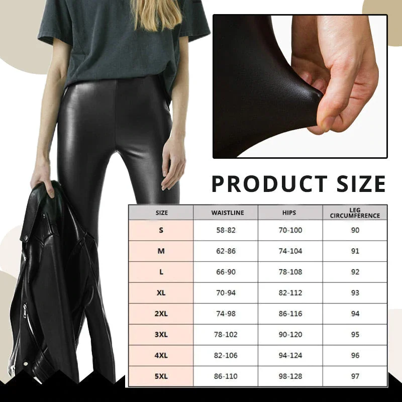 Größentabelle Für Leder Leggings